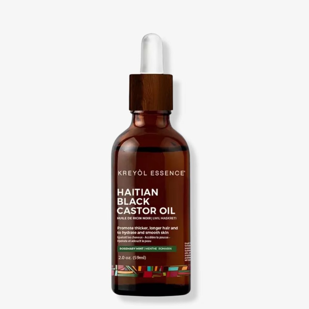NEW✅KREYOL ESSENCE Haitian Black Castor Oil - Rosemary Mint